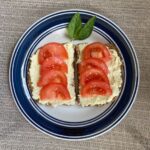 Your new go-to breakfast: Almond Ricotta Toast with Tomatoes